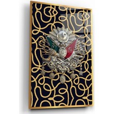 Marsilyan Osmanlı Tuğrası Cam Tablo