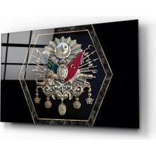 Marsilyan Osmanlı Tuğrası Cam Tablo