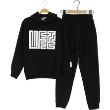 Crassi Kız Çocuk Eşofman Takımı Kapüşonlu Cepli