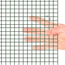 Pvc Kaplı Puntalı Tel Göz Aralığı 12X12 25M Bahçe Çiti
