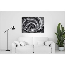 Spiral Merdivenler Cam Tablo 50 x 70  cm