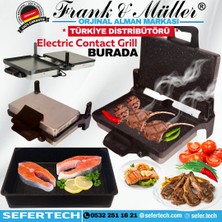 Frank & Müller Germany | Silex Versiyon Tepsili Electro Contact Grill | Pizza, Lahmacun ve Grill Makinesi