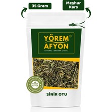 Gülçehre Yörem Afyon Meşhur Kars Dağ Eteklerinden Toplanmış Sinir Otu, Damar Otu, Yara Otu | 35GR.