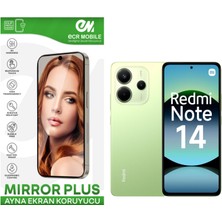 ECR MOBILE Redmi Note 14 ile Uyumlu Esnek Ayna(Mirror) 9h Nano Ekran Koruyucu