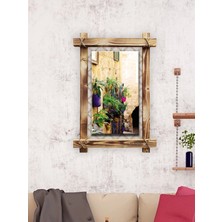 Saksı Kanvas Rustik Tablo K