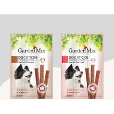 Garden Mix Dana Ve Kuzu Aromalı 3lü Stick Köpek Ödülü 2 Paket