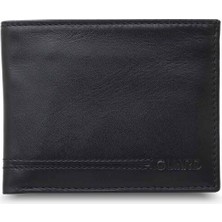 Guard Siyah  Deri Mıknatıslı Yatay Model Erkek Cüzdanı - GRD250125WT1612