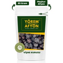 Gülçehre Yörem Afyon Meşhur Afyonkarahisar Zengin Aromalı Doğal Kurutulmuş Çekirdekli Vişne Kurusu | 85GR.