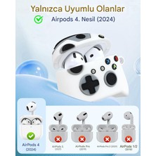 Kılıf Benim Airpods 4.Nesil ile Uyumlu Kılıf Xbox Oyun Konsol Sevimli Figürlü Silikon Kılıf