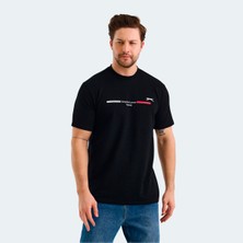 Slazenger BANDIT Erkek Tişört Siyah