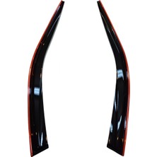 Renault Traffic Kırmızı Kromlu 2003-2015 Cam Rüzgarlığı 2li