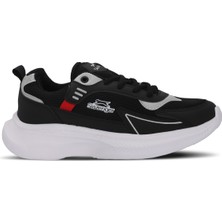 Slazenger MAJOR KTN Erkek Sneaker Koşu & Yürüyüş Ayakkabısı Siyah / Beyaz
