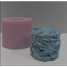 Ipek Hobi Çiçekli Mum Silikon Kalıp