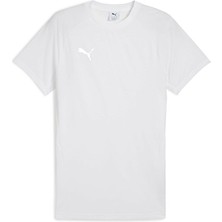 Puma Team Evostripe Tee Erkek Futbol Antrenman Tişörtü 65995304 Beyaz