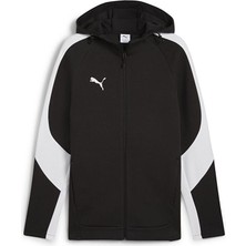 Puma Team Evostripe Hooded Erkek Futbol Kamp Ceketi 65994703 Siyah