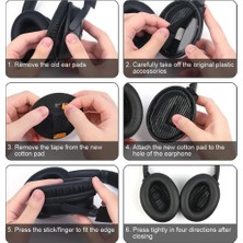 Mrs Toys Bose Quietcomfort QC25 AE2 QC2 QC15 AE2I AE2W QC35 QC35 ii Uyumlu Kulaklık Süngeri Pedi Yedek Yastık Protein Ped