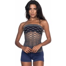 Siyah Emay 5034  Büstiyer Atlet Korse