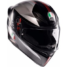 Agv Kask/k1 S Lap Matt Black/grey/red - Xl
