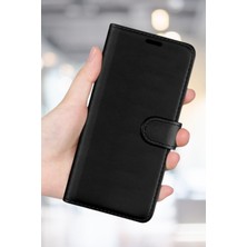 EMZ Aksesuar Kapaklı Suni Deri Oppo Reno 4 Lite Kılıf