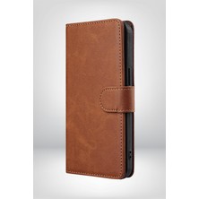 EMZ Aksesuar Kapaklı Suni Deri Redmi Note 11E Kılıf