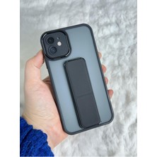 EMZ Aksesuar Stand ve Parmak Destekli Perfect Note 9 Pro Kılıf