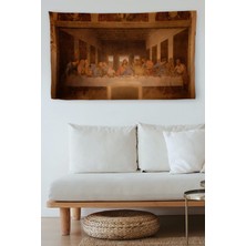 Marsilyan- Duvar Örtüsü / Halısı Son Akşam Yemeği Kaliteli Kanvas KUMAŞ-4070