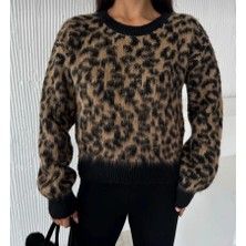 Leopar Desenli Kazak