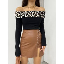 H&O Leopar Madonna Bluz