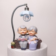 Piraye Gift Birlikte Yaşlanılım Işıklı Biblo