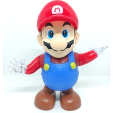 Super Mario Dansçı Sesli Işıklı Robot Oyuncak 20 cm