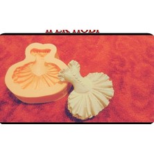 Ipek Hobi Balerin Elbisesi Silikon Sabun Kalıbı ve Kokulu Taş Kalıbı