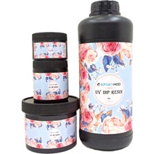Uv Reçine Epoksi Şeffaf Deep Type Wire Arts Tel Çiçek , Taç Yapımına Uygun Uv Deep Resin 50 gr