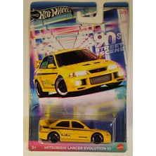 Hot Wheels Silver Series Uzun Kart 90S Street Scene Mitsubishi Lancer Evolution Vı