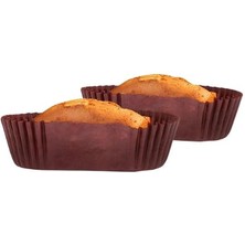 Trend Hediye Sepeti Takribi 200 Adet Büyük Boy Kahverengi Muffin, Cupcake, Kek Kalıbı, Ekler Kağıdı 8.5x4 cm