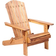 Hasyılmaz Plant Theatre Katlanabilir Ahşap Adirondack Sandalye