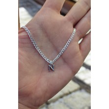 Moda Gümüş Evi 925 Ayar Gümüş 3 mm Gurmet Harfli Bileklik