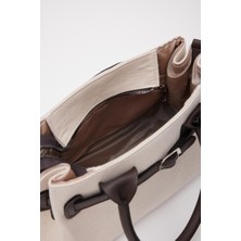 Volare Bags Kadın Kanvas Lacivert Omuz & El Çantası