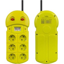 Vea 810000 VE-970B 6'lı - 1.5 Metre Grup Priz