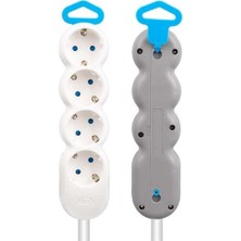 Vea 810000 Vea VE-2S4N 4'lü 1.5 mt Kablolu Grup Priz