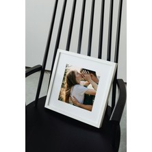 Yapışkanlı Sök Tak Kare Çerçeve Beyaz (3 Adet) Fotoğrafsız