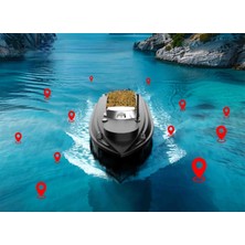 Keseroğlu Sazan Yemleme (Tekne ve Botu)Flytec Yeni V030 Rc Balık Yemi Teknesi Gps Uzaktan Kumandalı Olta Atıcı