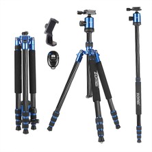 Zomei Z818C Profesyonel Karbon Fiber Tripod-Monopod-Ultra Hafif MATERYAL-16KG Kapasite