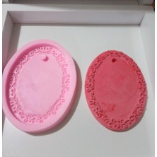 Ipek Hobi Nakışlı Delikli Çerçeve Kokulu Taş Kalıbı 12-15 cm