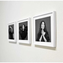 Nobystar Sök Tak Kare Çerçeve Beyaz (3 Adet) Fotoğrafsız