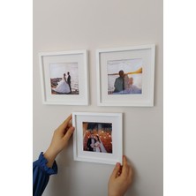 Nidage UltraNova Ahşap Fotoğraf Çerçevesi 10 x 10 cm 1 Fotoğraf İçin Sök-Tak Tasarımı