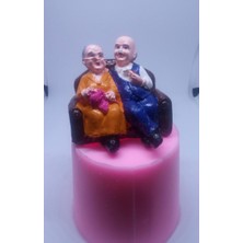 Ipek Hobi Yaşlı Çift Biblo Kalıbı