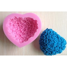 Ipek Hobi Çok Güllü Kalpli Silikon Sabun Kalıbı