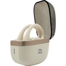 Nettech Earpuds Wireless Şarj Siyah Kablosuz Şarj Özelliği Olan Şarj Kutulu Kulak Algılama Sensörlü Kulaklık