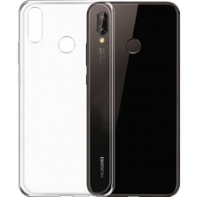 FitCase Huawei P20 Kılıf Soft Silikon Şeffaf Arka Kapak