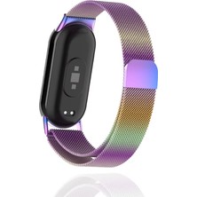Ekoodukkan Xiaomi Mi Band 9 / Mi Band 8 Uyumlu Hasır Mıknatıslı Metal Kordon